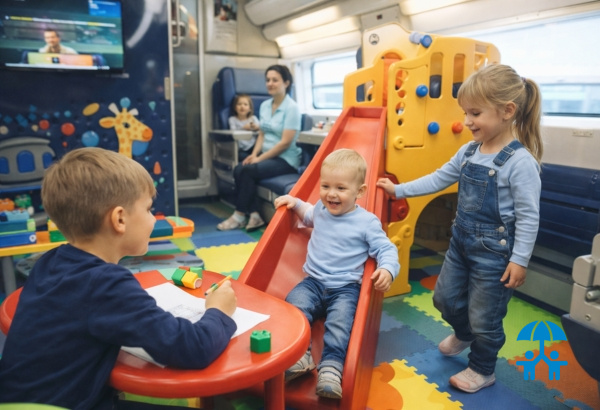 Оснащение детских зон в поездах формирует новый сегмент рынка детских товаров